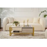 Hanah home haldizen - gold, marble goldmarble coffee table | ePonuda.com