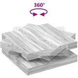 vidaXL Klubska mizica siva sonoma 90x90x34,5 cm | Shoptok.si