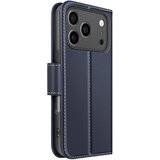 AVIZAR Denarnica etui za iPhone 17 Pro iz premium usnja s funkcijo stojala, Modra noč, (5000189236) | Shoptok.si