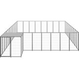  Kavez za pse crni 25,41 m² čelični | Eponuda.com