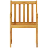  Vrtni set za objed 7 kom. Smeđa Čvrsto drvo akacije 140 x 80 x 74 cm | shoptok.hr