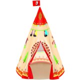  Dječji šator za igru Tipi - crveni | shoptok.hr