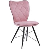 Hom`in stol, kovina, tekstil roza | Shoptok.si