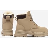 Resti Gray-brown women's insulated trapper boots Radoras | Shoptok.si