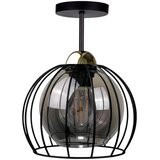  Plafonski luster SOLO BLACK 1xE27/60W/230V crna/zlatna | Eponuda.com