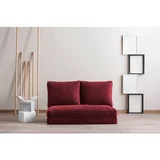 Atelier Del Sofa Bordo rdeča raztegljiva sedežna garnitura 120 cm Taida –