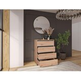 CARRYHOME komoda, antracit, barve hrasta | Shoptok.si