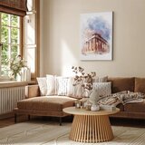  Slika - Painted Parthenon (1 Part) Vertical 20x30 Na talijanskom platnu | shoptok.hr