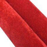 vidaXL Vrv za pregradni stebriček rdeča in srebrna žametna | Shoptok.si