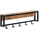  Stalak za kapute 87 x 10 x 27 cm masivno grubo drvo manga | shoptok.hr