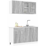  Kuhinjska jedinica Lyon 4 pcs Siva Sonoma Konstruirano drvo | Eponuda.com