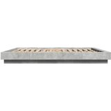vidaXL Posteljni okvir betonsko siv 150x200 cm inženirski les, (21142478) | Shoptok.si