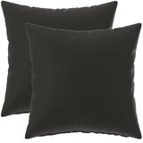  Jastuk s jastukom HEERLEN 2 kom. Crna Poliester - Crna 50 x 50 cm 2 | shoptok.hr