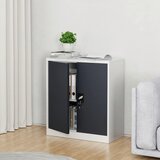 MID.YOU ARHIVSKA OMARA antracit, bela | Shoptok.si