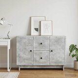  Kreveta Betonska siva 89 x 34,5 x 60 cm Konstruirano drvo | shoptok.hr