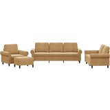 vidaXL 4-dijelni set sofa s jastucima smeđi baršunasti Cijene