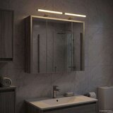  Kupaonski ormar s ogledalom Siva Sonoma 63 5 x 16 x 62 5 cm | shoptok.hr