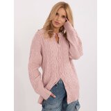 Wool Fashion Italia Sweater-AT-SW-23525.21-light pink Cijene