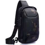  Torba preko ramena s USB punjenjem IS-36233 - Maskirna KP36233 Cijene