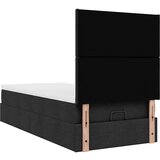 vidaXL otomanski okvir kreveta s madraca crni 80x200cm od tkanine | shoptok.hr