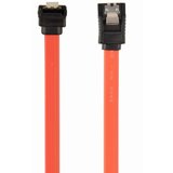 Gembird CC-SATAM-DATA90-0.3 metal clips, serial ata data kabl flat 0,3m 90 degree bent connector | ePonuda.com