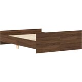 Okvir kreveta s uzglavljem i podnožjem boja hrasta 140x190 cm | shoptok.hr