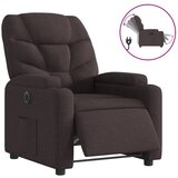 Maison Chic Električni naslanjač - Relax naslanjač temno rjavo blago, (22061247) Cene