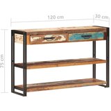 vidaXL Komoda 120x30x75 cm trden predelan les | Shoptok.si