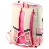 Školski ruksak s remenom za prsa boje zeca, pastelne boje, 21L | shoptok.hr
