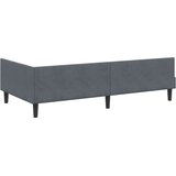  Kotni okvir postelje z matrico Drugo 2 pcs Siva Žamet, (5000123401) | Shoptok.si