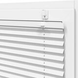 vidaXL Plisirana žaluzija Bela 40x150 cm Širina tkanine 39,4 cm | Shoptok.si