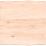 Stolna ploča 40x40x2 cm netretirana hrastovina sa živim rubom | shoptok.hr