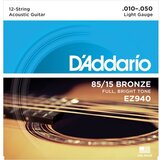 D'Addario EZ940 10-50 žice za 12-sterac | Eponuda.ba