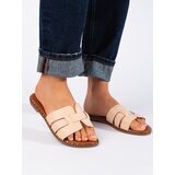 Shelvt Beige classic women's flip-flops Cijene