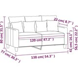 Dvosed vinsko rdeč 120 cm blago | Shoptok.si