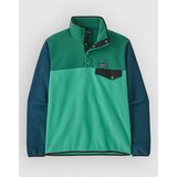 Patagonia LW Synch Snap-T Half-Zip Pulover iz flisa aqua stone | Shoptok.si