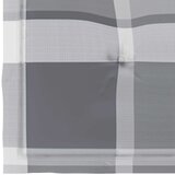  Stolica za ljuljanje sa sivim kariranim jastukom od tikovine | shoptok.hr