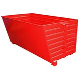 eurokraft pro Prekucni zaboj za zlaganje, prostornina 2 m³, rdeča RAL 3000 | Shoptok.si