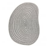 RugsX ORGANIC 2743 sisal preproga Prtljažnik ecru / črna – naravna, moderna nepravilna oblika 160x220 cm, (5000176463) | Shoptok.si