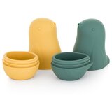 Petite&Mars Love Birds igrača za v vodo 6 m+ Ochre Green 2 kos | Shoptok.si