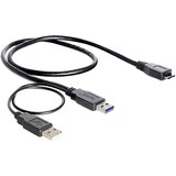 Delock USB kabel USB 3.2 gen. 1 (USB 3.0) USB-A vtič\, USB-mikro-B 3.0 vtič 0.20 m črna UL-certificirano 82909, (20416205) | Shoptok.si