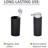 Wenko Črn plastičen komplet pripomočkov za kopalnico Calvo – | Shoptok.si
