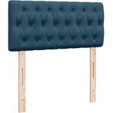  Okvir kreveta s madraca tamnoplavi 80x200cm baršunasti | shoptok.hr