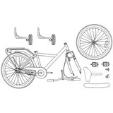  Otroško Kolo 12 Palcev priporočeno za 2-4 leta Zelena - - Zelena - 1,1 - 90 x 49 x 67,5 cm - 2025- | Shoptok.si