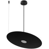 Luster na sajli PIATTO 1xGX53/15W/230V prečnik 45 cm crna u