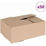  Preklopna kutija 50 pcs Prirodna 25 x 17,5 x 10 cm Karton | shoptok.hr