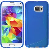  Gumijasti / gel etui S-Line za Samsung Galaxy S6 - modri Cene