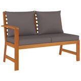  6-dijelni vrtni blagovaonski set s jastucima od bagremovog drva | shoptok.hr