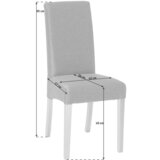 CARRYHOME stol, les, tekstil zelena, barve bukve | Shoptok.si