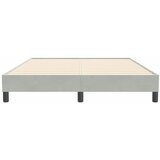  Okvir kreveta bez madraca svijetlo sivi 140x210 cm baršun | shoptok.hr